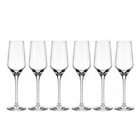 Set 6 Copas 225mL Champagne Brunello Transparente