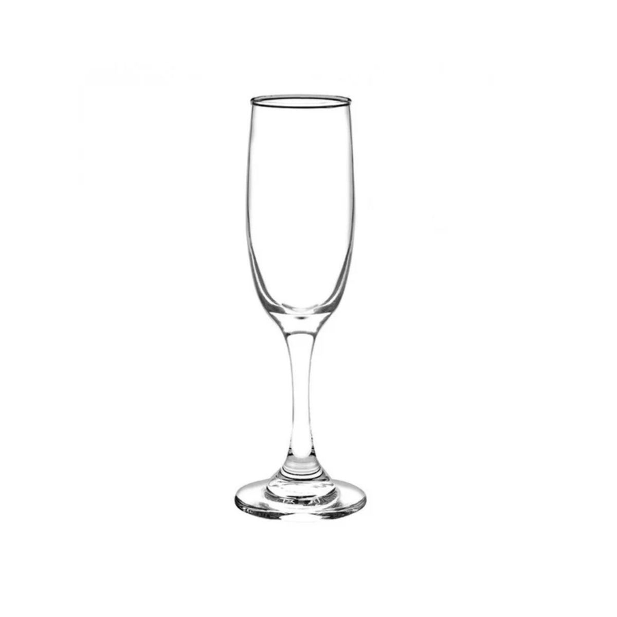 CRISTAR - Set 6 Copas Champagne 186mL Rioja Trasparente