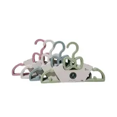 GENERICO - Pack 3 Colgadores de Plastico para Ropa de Niño 28cm Gms