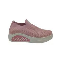 HERIEL - Zapatilla Rosa Textil Mujer