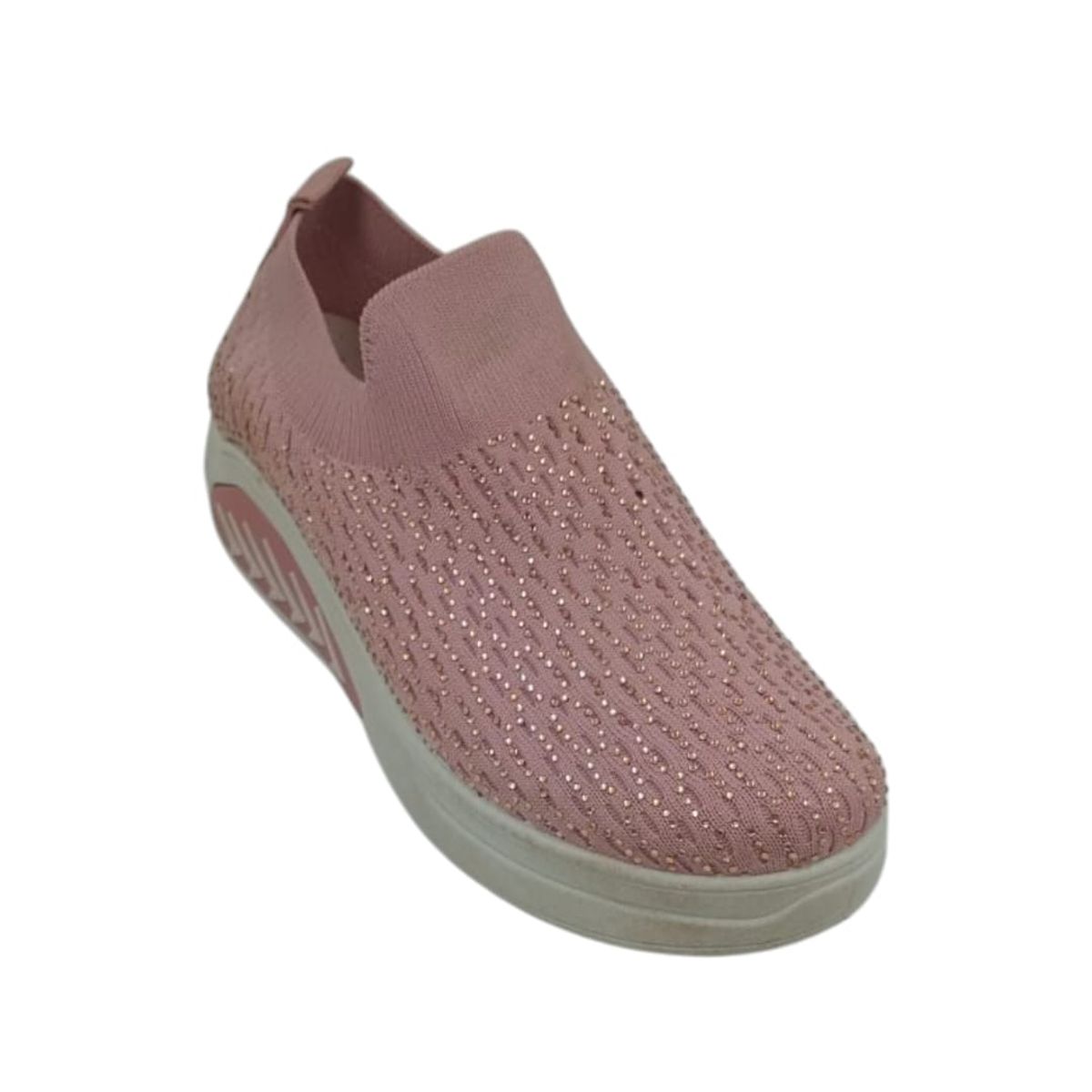 HERIEL - Zapatilla Rosa Textil Mujer