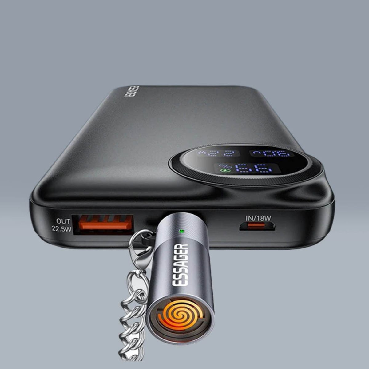 ESSAGER - Adaptador Usb-C Recargable Tipo Llavero Para Celular