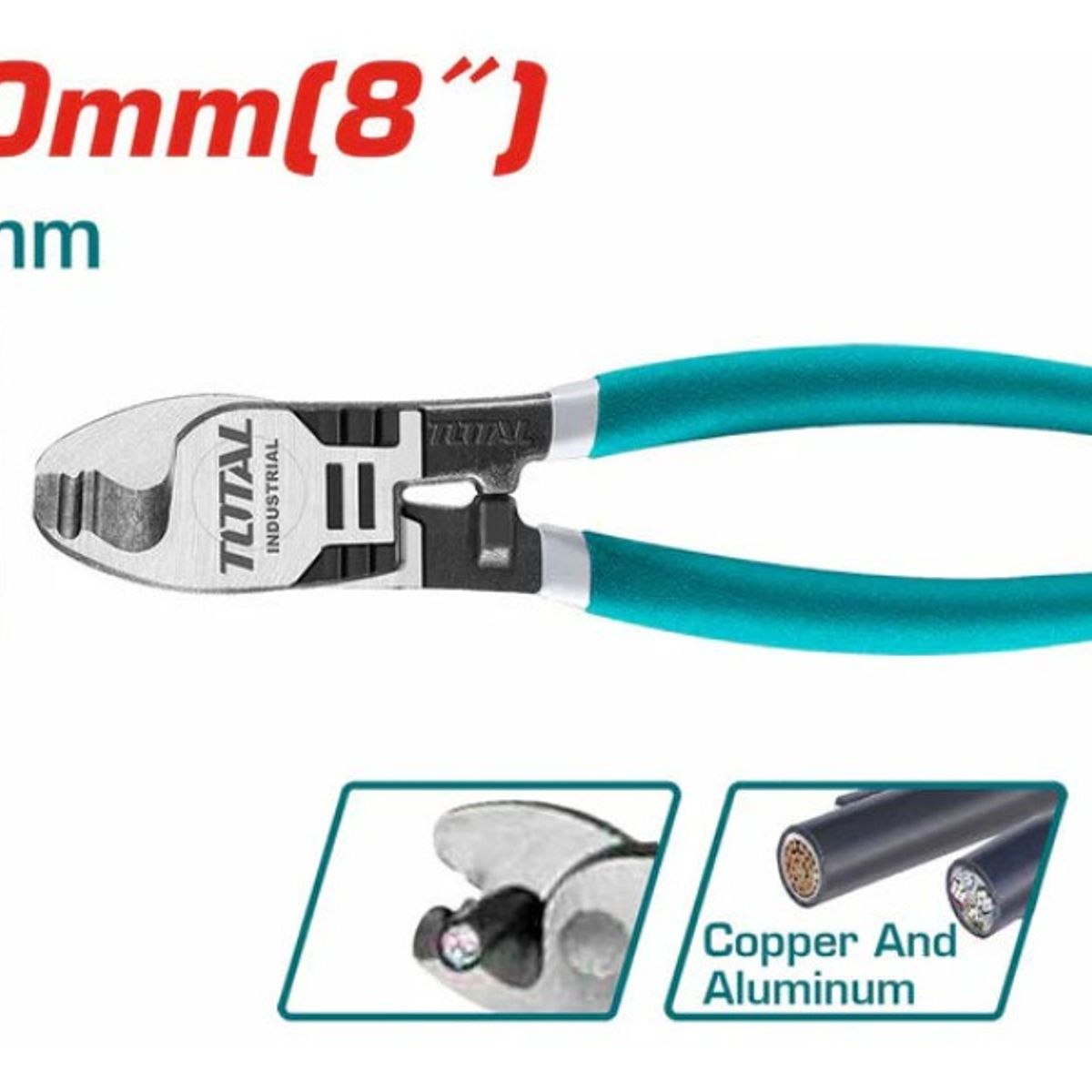 Alicate Cortante De Cables Tht11581 Total, marca TOTAL - Foto 2