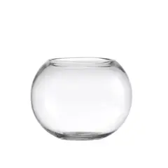 ALLEGRA - Florero Acuario 15cm Vidrio Centro Mesa Decoracion