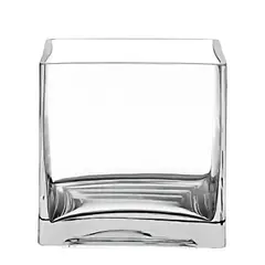 ALLEGRA - Florero Quadro 12cm Vidrio Transparente Cuadro Allegra.