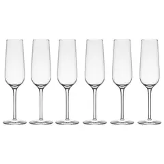 HAUSMANN - Set 6 Copas Champagne 214mL Flute Stellenbosch Valley