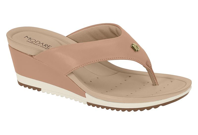 Sandalia Mujer Beige