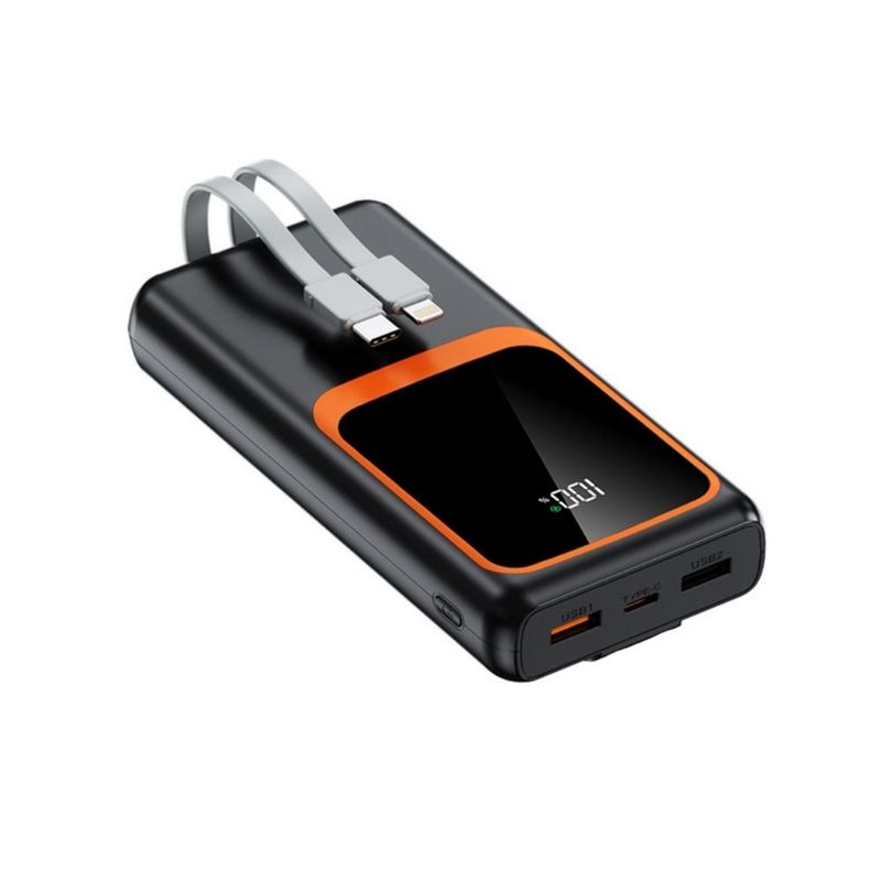 NOVYSTOR - Power Bank 20000 mAh Carga Rápida USB-C con Pantalla LED
