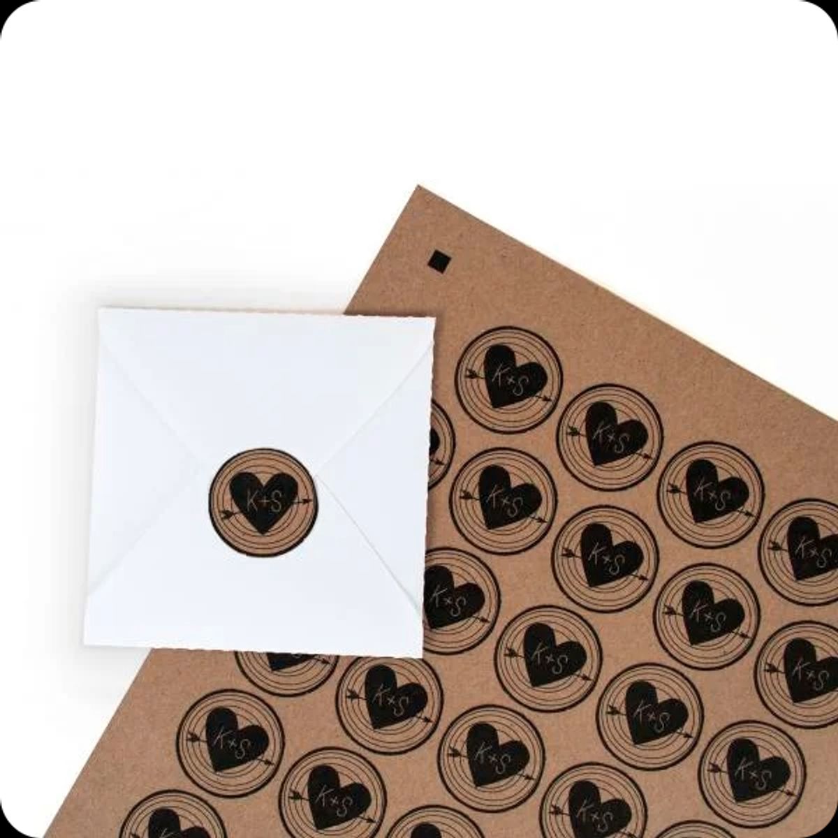 SILHOUETTE - Papel Kraft Adhesivo Imprimible