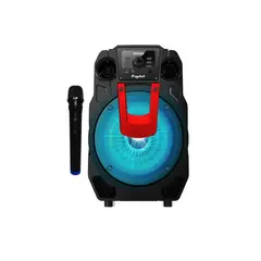 FUJITEL - Parlante Karaoke 8 Bt Con Micrófono Inalámbrico Fx