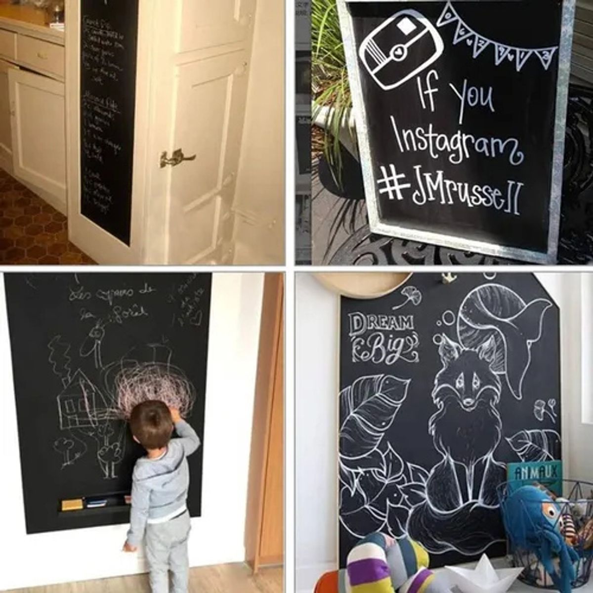 MOVI - Pizarra Adhesiva Negra ctiza