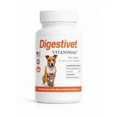 GENERICO - Digestivet 30 Comprimidos Suplemento Digestivo Perros