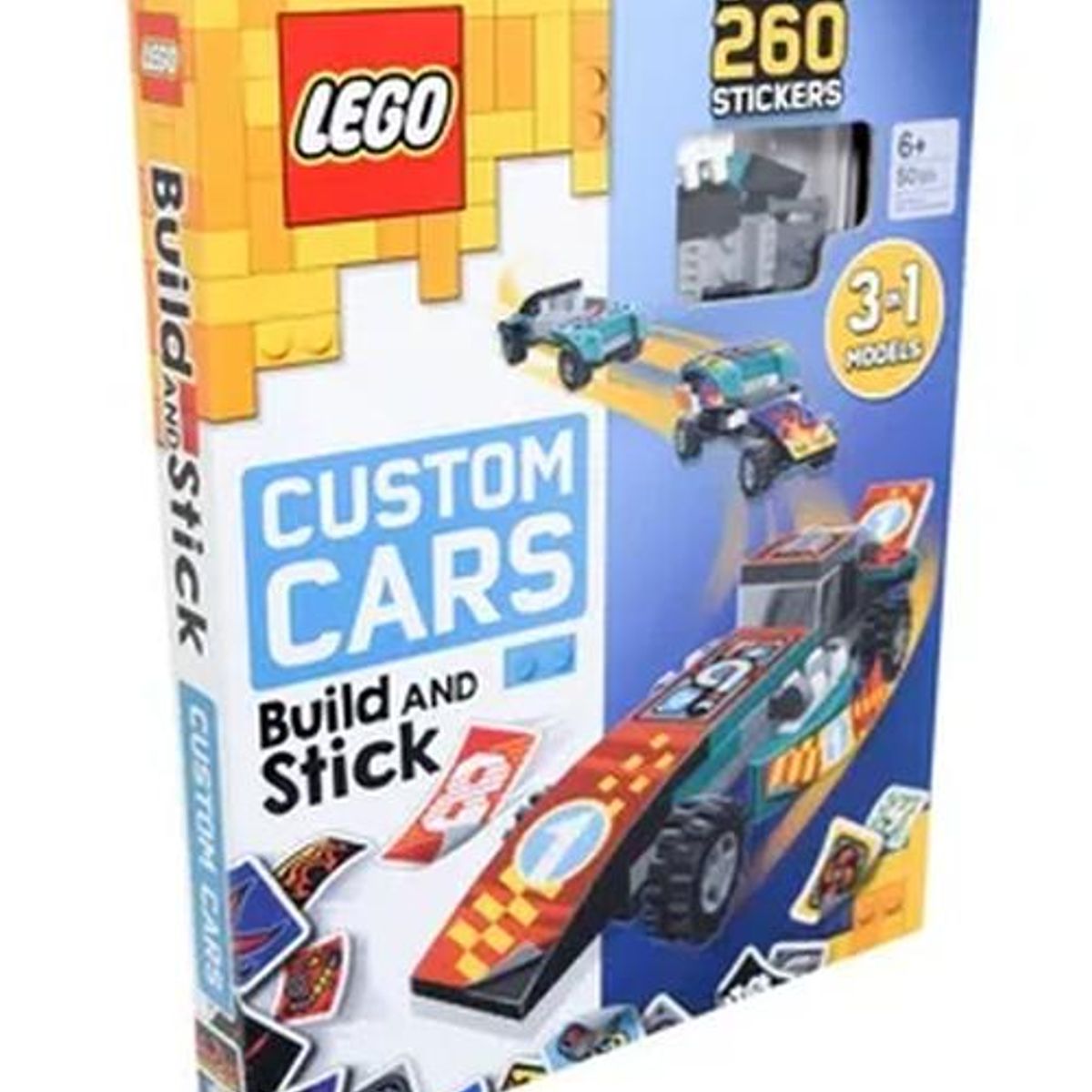 CATAPULTA - Libro Lego: Construye y pega super autos de carrera