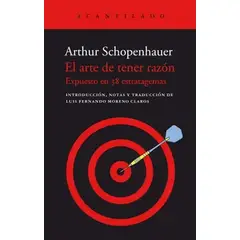 GENERICO - Libro El arte de tener razón - Arthur Schopenhauer