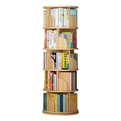 CRUSEC - Biblioteca Giratoria 46x46x157 Librero Estante Circular