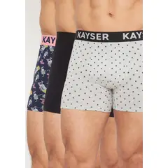 KAYSER - Pack 3 Bóxers Algodón P393269-NEG