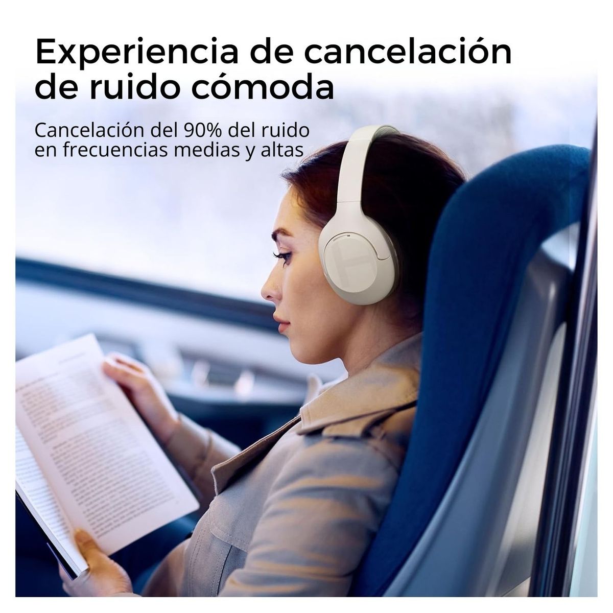 HAYLOU - Haylou S35 ANC Audífonos Inalámbricos Bluetooth Blanco