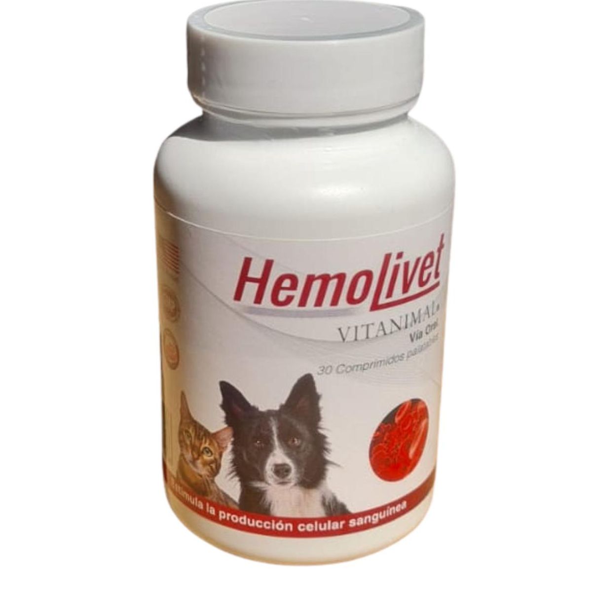 GENERICO - Hemolivet 30 Comprimidos Suplemento Vitaminas Mascotas