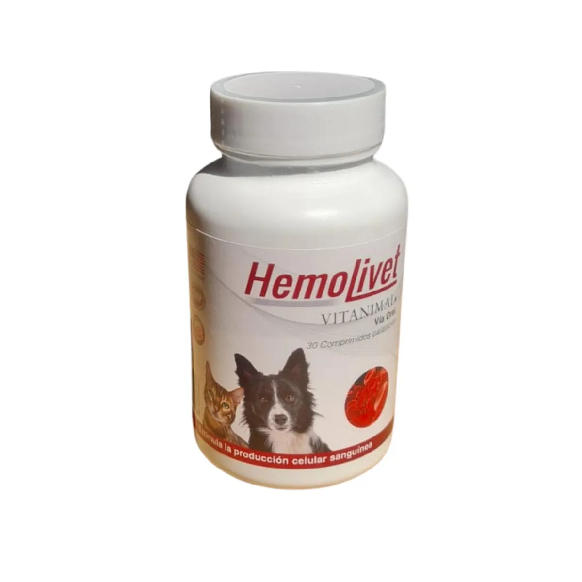 GENERICO - Hemolivet 30 Comprimidos Suplemento Vitaminas Mascotas