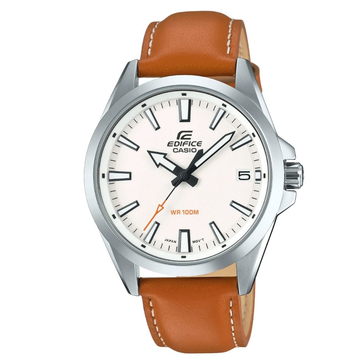 CASIO - RELOJ CASIO EDIFICE EFV-100L-7AVUDF PLATEADO HOMBRE