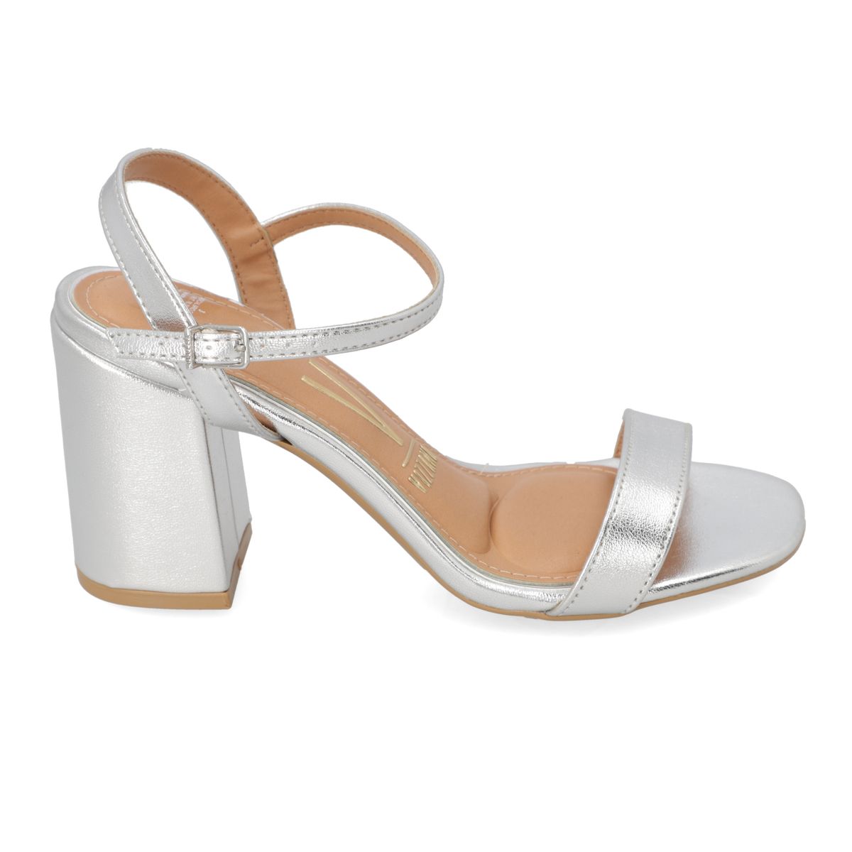 VIZZANO - Sandalia Taco Vizzano Plateado