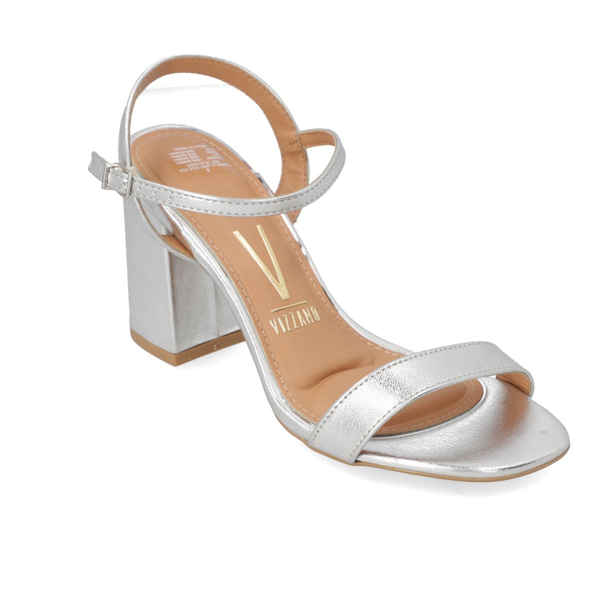 VIZZANO - Sandalia Taco Vizzano Plateado