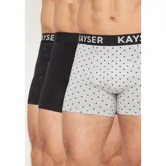KAYSER - Pack 3 Bóxers Algodón P393271-NEG