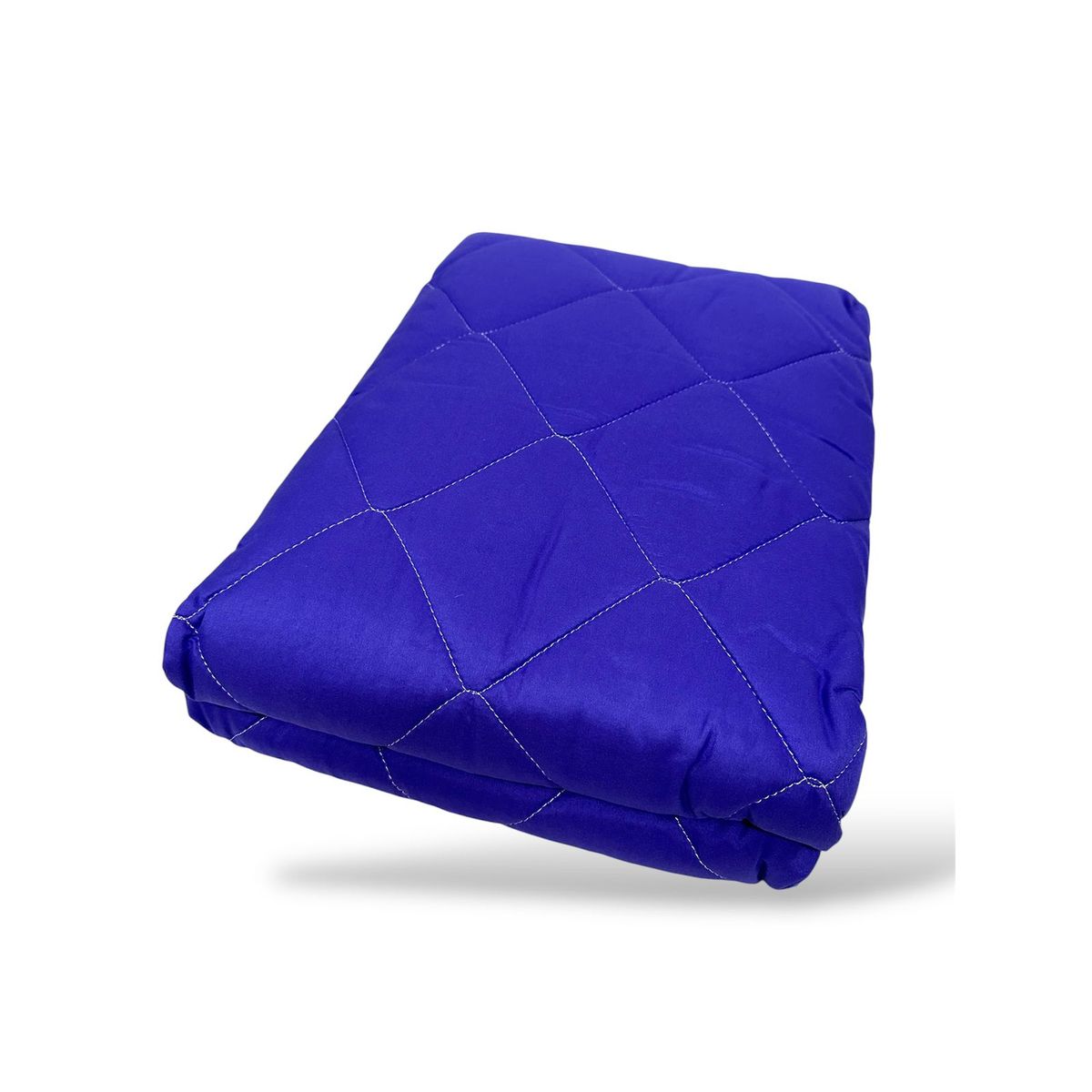 KEYHOME - Cubre Colchón Protector 1.5 Plaza Clásico Violeta