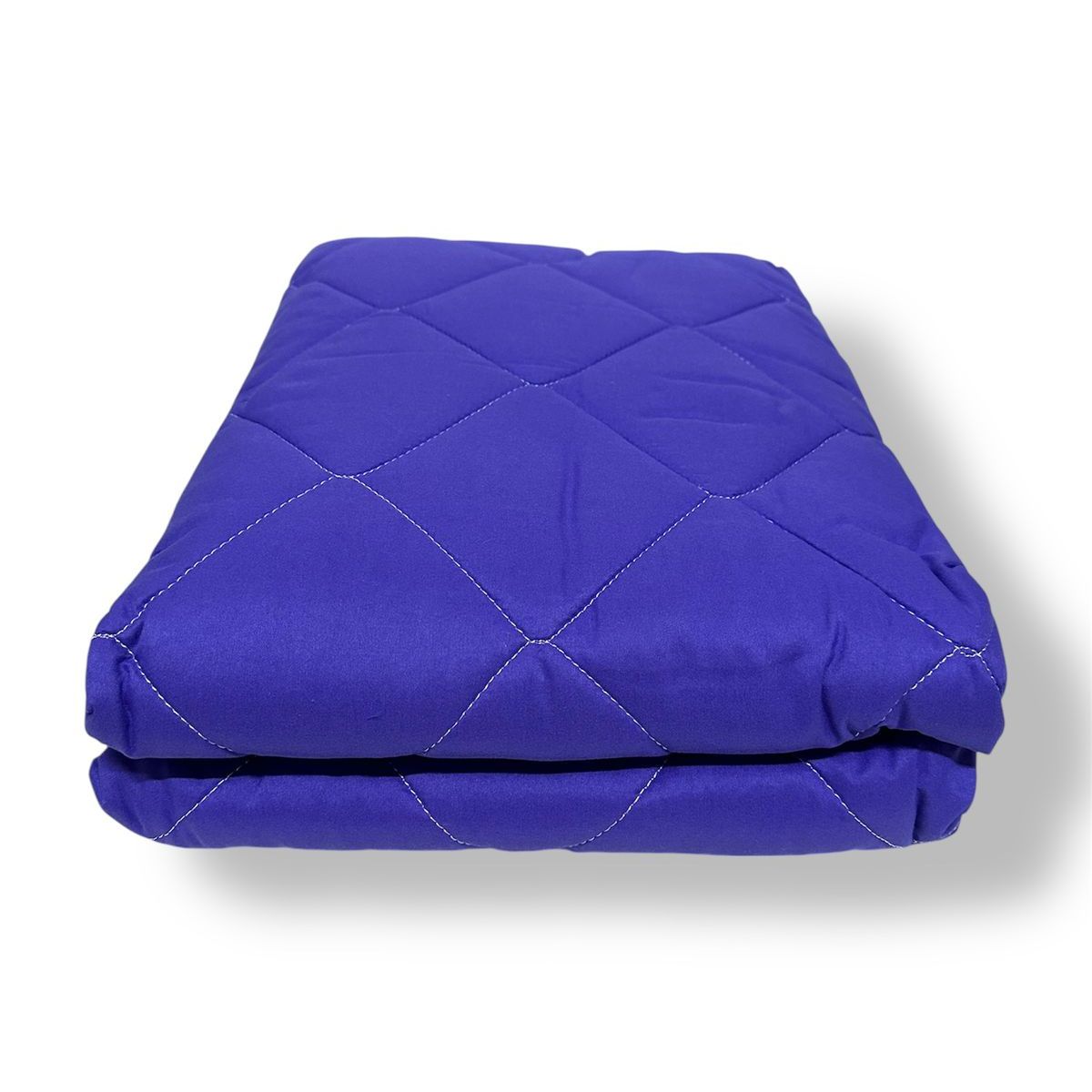 KEYHOME - Cubre Colchón Protector 1.5 Plaza Clásico Violeta