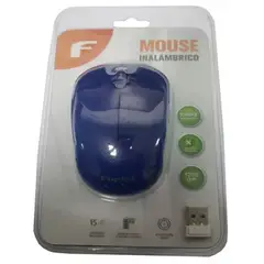 FUJITEL - MOUSE OPTICO INALAMBRICO AZUL USB