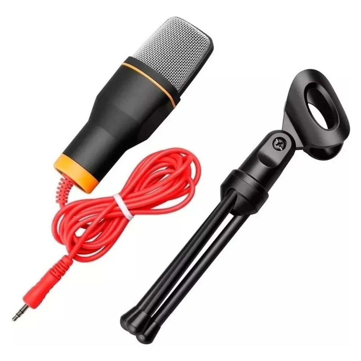 GENERICO - Micrófono Andowl QY-K222 Condensador Omnidireccional