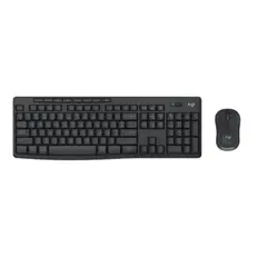 LOGITECH - Kit Teclado y Mouse Inalámbrico MK370 Español