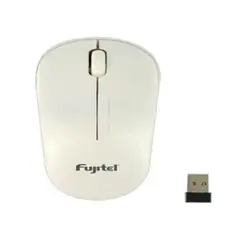 FUJITEL - MOUSE OPTICO INALAMBRICO BLANCO USB