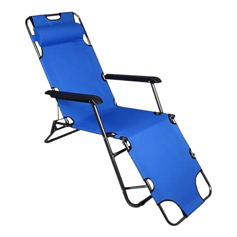 ANGELES DEL HOGAR - Silla Plegable Reposera Portatil Playa Camping Campo
