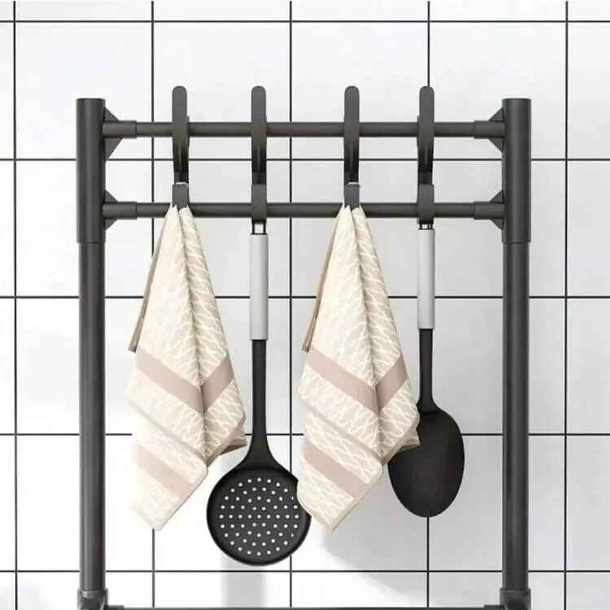 GENERICO - Organizador Con Ruedas Estante Multifuncion Restistente Blanco