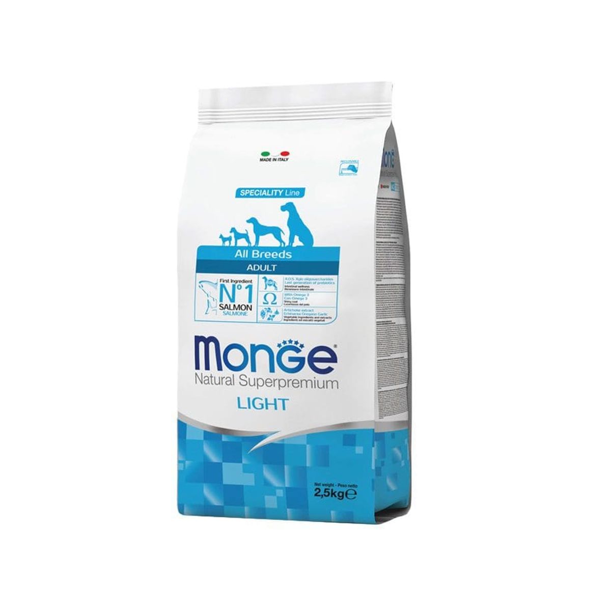 MONGE - Monge Alimento Premiun para perros All Breeds Adult light