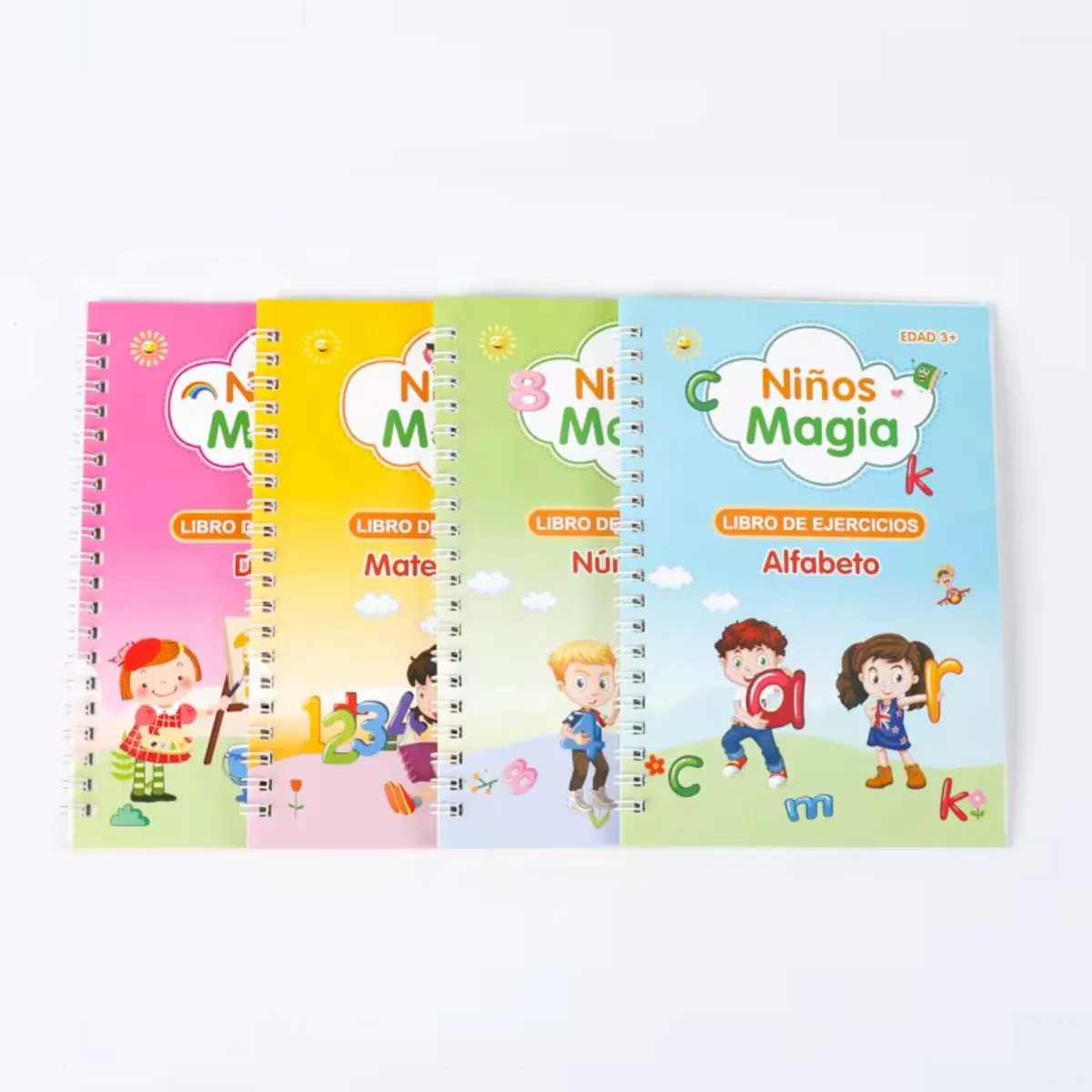 LIBROSLIBRES - Set Libro De Caligrafía y trazo Mágico Niños Aprendizaje