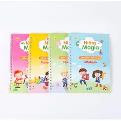 LIBROSLIBRES - Set Libro De Caligrafía y trazo Mágico Niños Aprendizaje