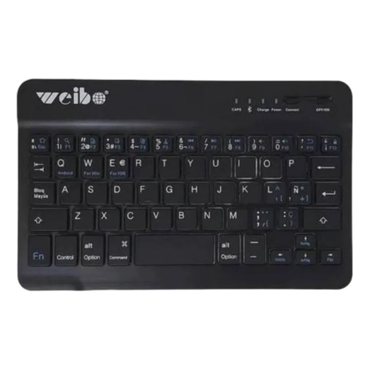 GENERICO - Teclado Mini Slim Inalámbrico Bluetooth Keyboard