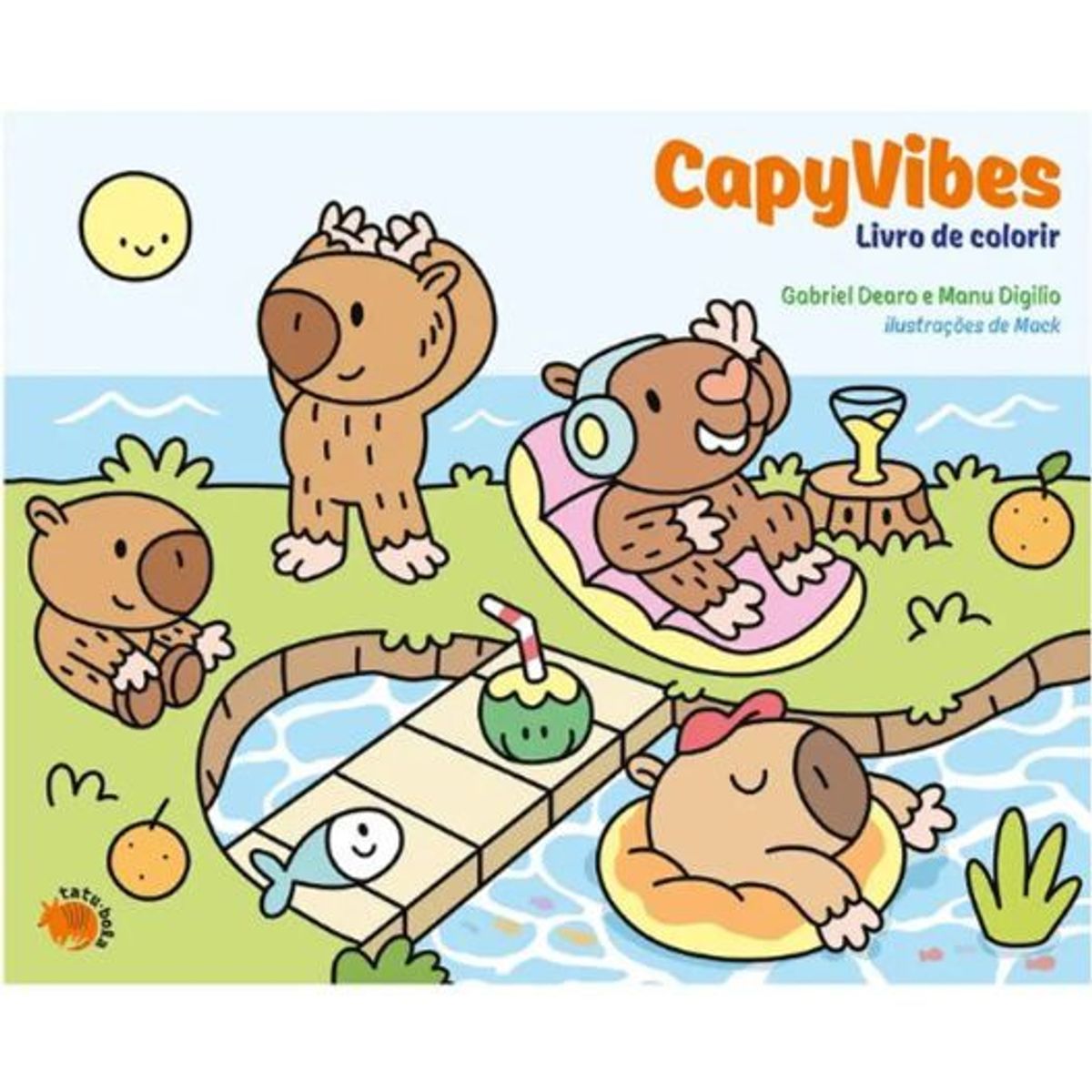 PLANETA JUNIOR - Capyvibes - Libro para colorear