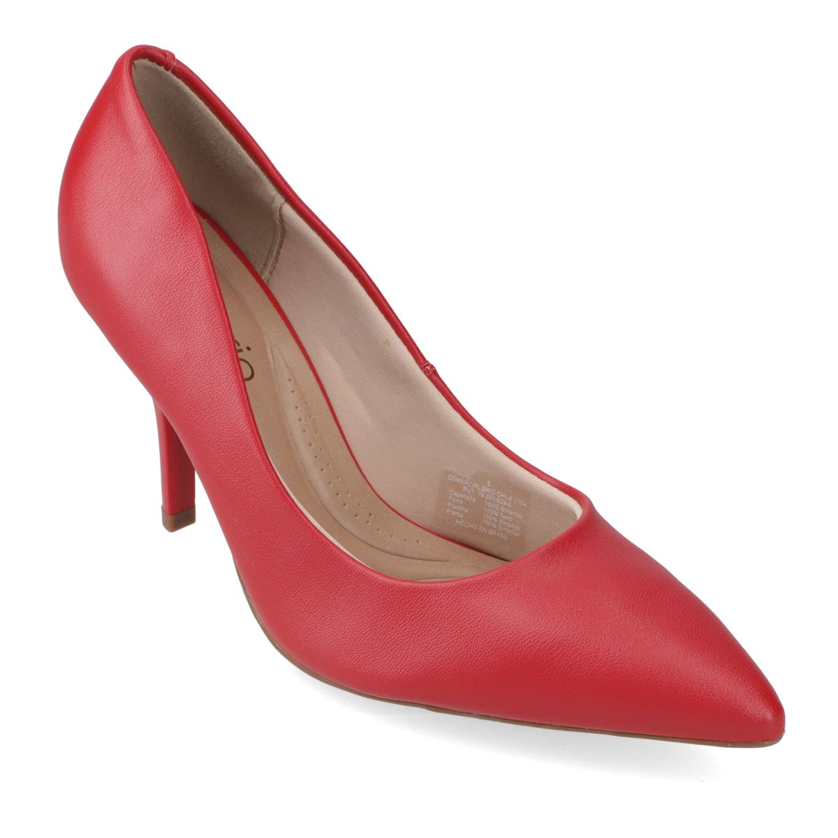 BEIRA RIO - Zapato Taco Mujer Beira Rio Rojo