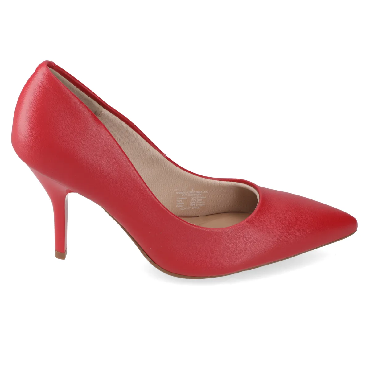 BEIRA RIO - Zapato Taco Mujer Beira Rio Rojo