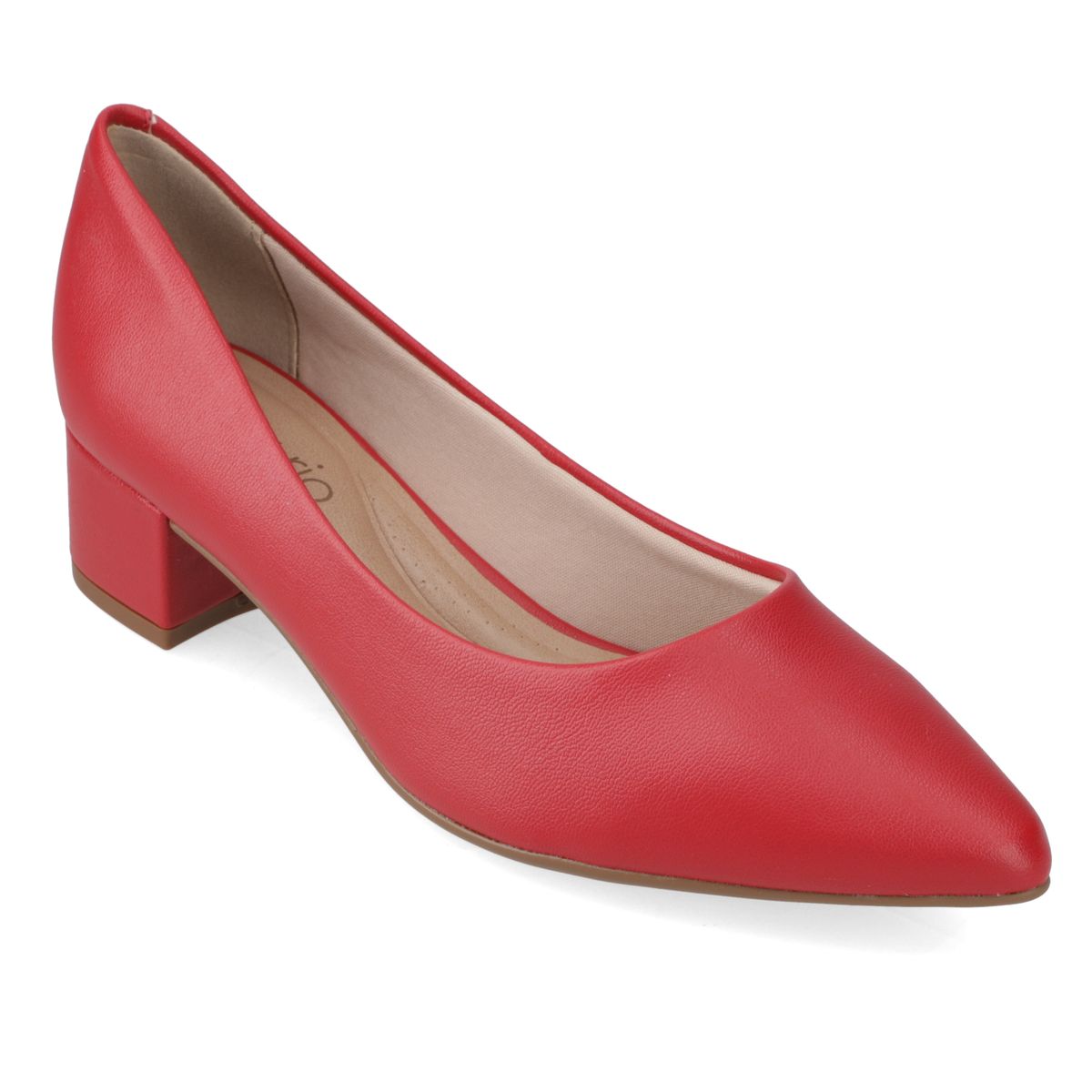 BEIRA RIO - Zapato Taco Mujer Beira Rio Rojo