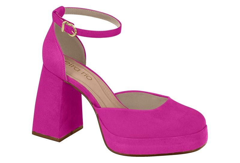 Zapato Taco Mujer Rosado