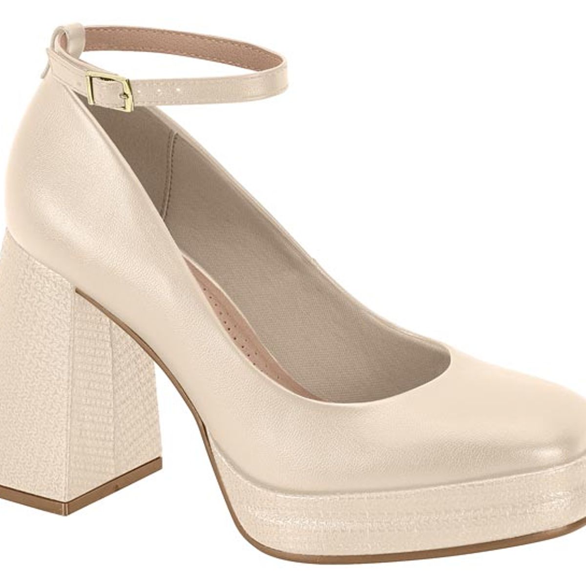 BEIRA RIO - Zapato Taco Mujer Beira Rio Beige