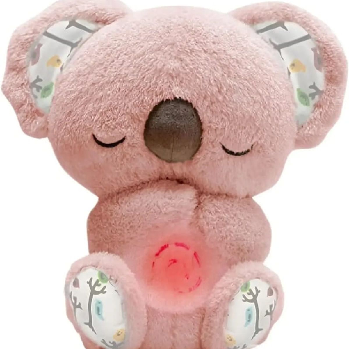 GENERICO - Koala Peluche de apego respiración luces control de ansiedad Rosado