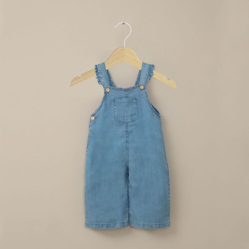 OPALINE - Jardinera de jeans de niña