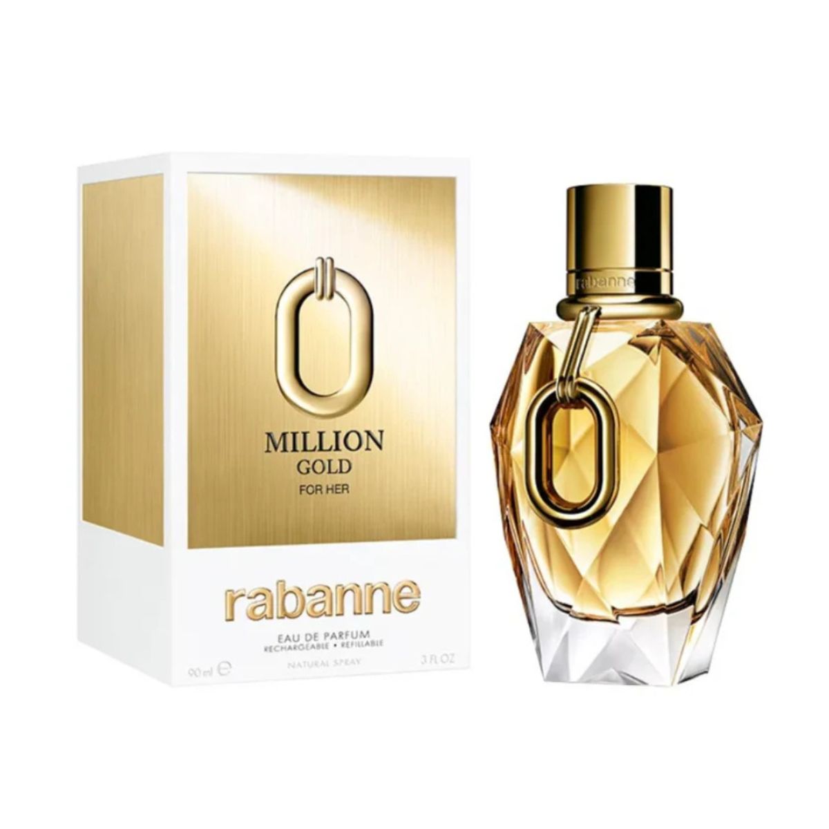 RABANNE - Million Gold for Her EDP 90ml RecargableRefill de Rabanne