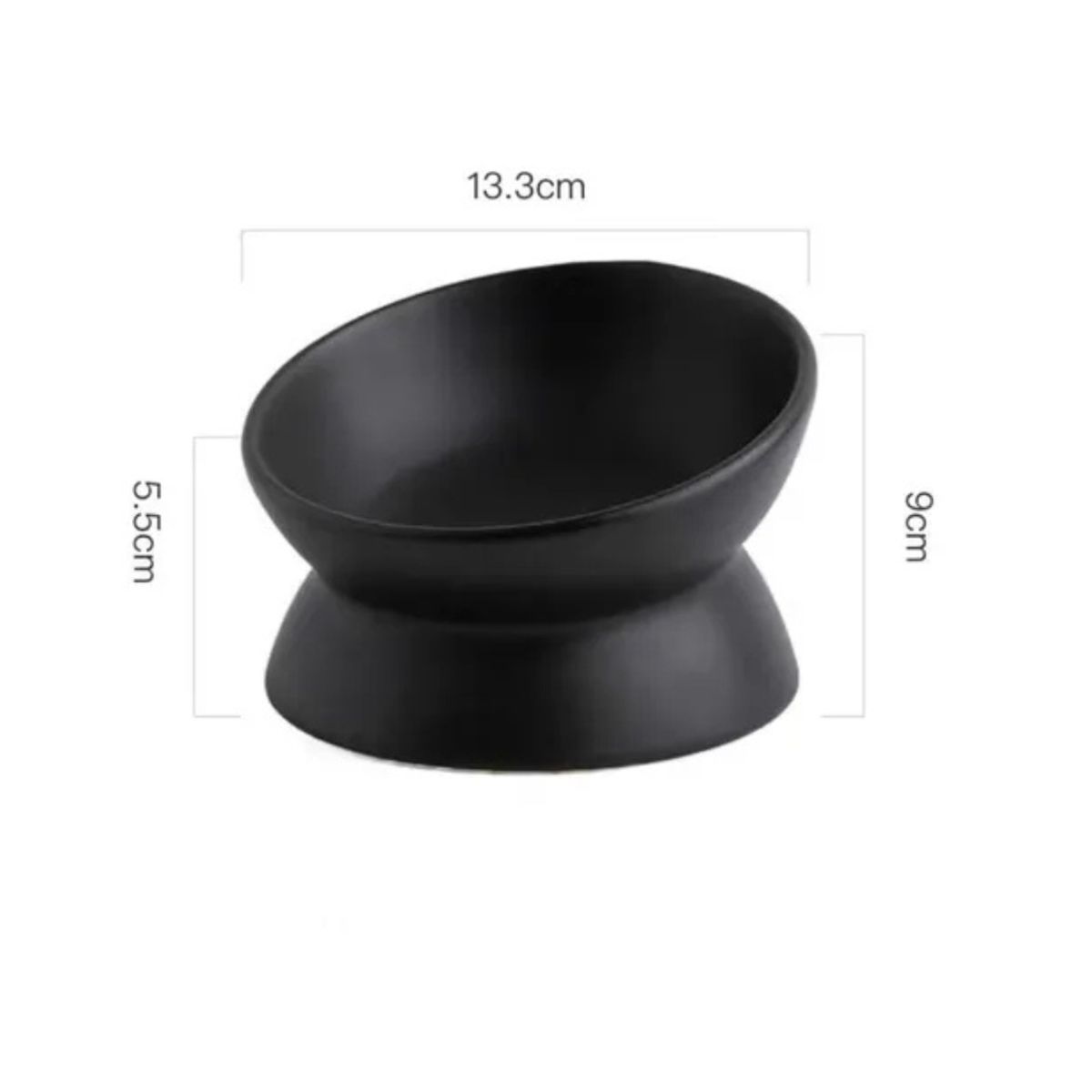 GENERICO - Plato De Ceramica Para Mascota Perro Gato Bebedero Comedero