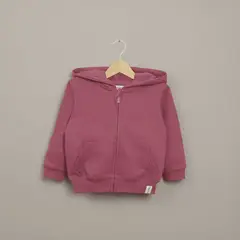 OPALINE - Polerón con gorro burdeo de niña
